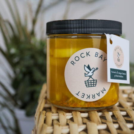 Turmeric & Meyer Lemon Pickled Daikon