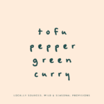 Tofu Pepper Green Curry